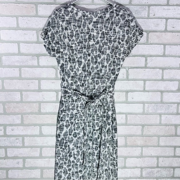 Anthropologie Dolan Left Coast Taleen Textured Leopard Print Midi Dress Size S - Picture 12 of 16